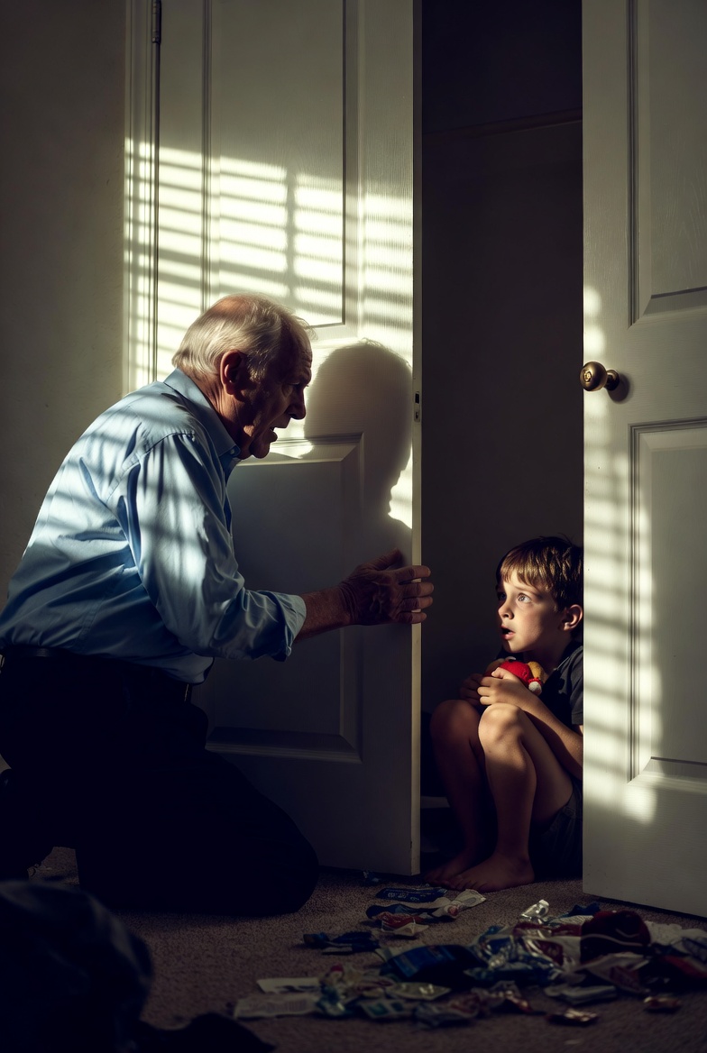 For a week, my son didn’t answer his phone. I called his work, but he hadn’t shown up. I called his neighbor, but she hadn’t seen him or my 9-year-old grandson all week. Finally, I drove three hours to his house. The newspapers were piled on the porch. The front door was unlocked. And the silence inside was terrifying. I searched every room, calling their names, until I heard a faint scratching sound coming from my grandson’s closet…