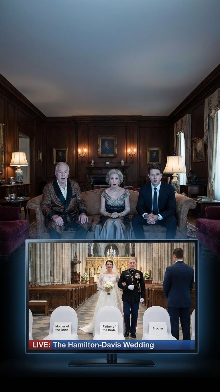 “Marrying a seaman? How embarrassing,” my parents sneered. My brother laughed: “Who’d even show up to that wedding?” They turned their backs.I walked the aisle… alone. Until our wedding aired on national TV. Their phones blew up.