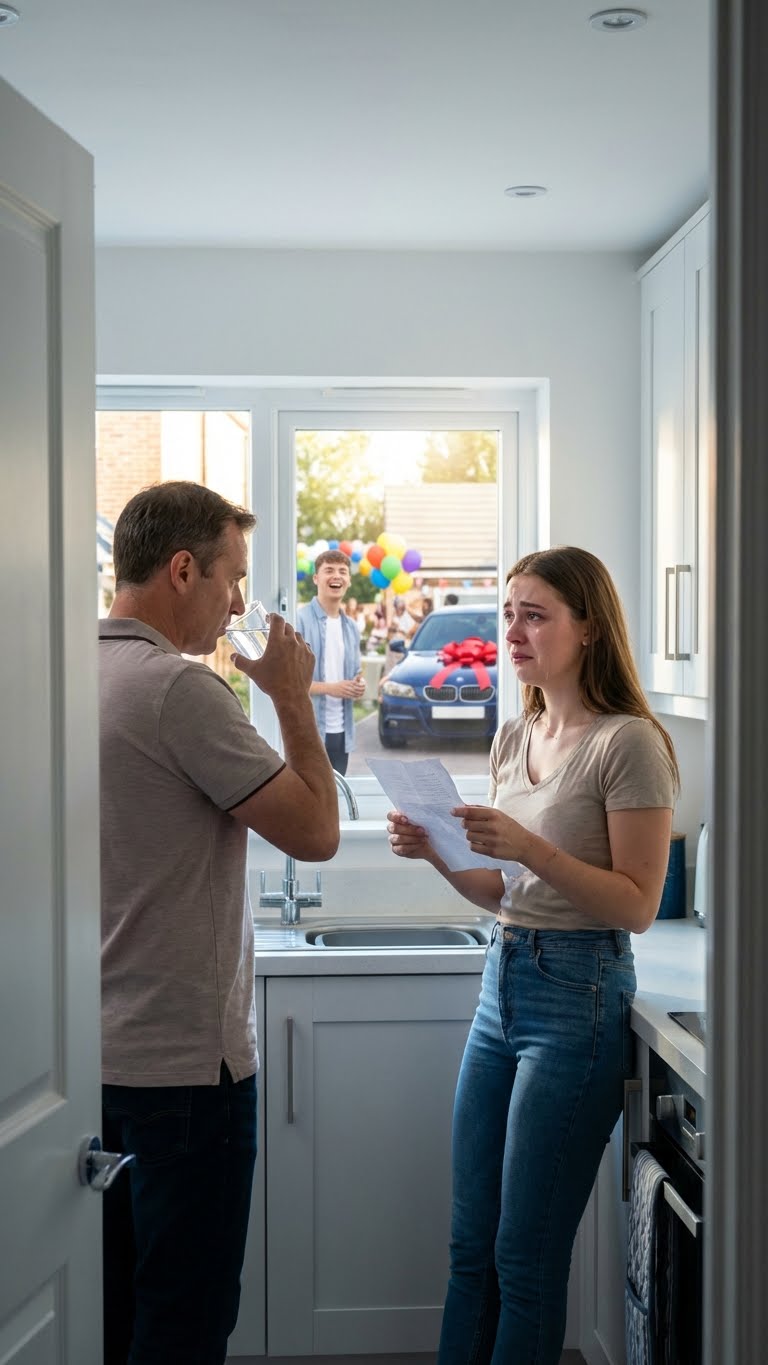 At dinner, Dad raised his glass. “Congrats, here’s your car, son.” Then he looked at me. “Rent’s due. $900 by Sunday. You’re an adult now.” I asked, “Why did I pay while he gets rewarded?” He said, “Because he’s worth it.” So I packed, left, and left a note on the fridge. Now my brother’s panicking. My mom’s screaming. And… my dad’s calling—every number he can.