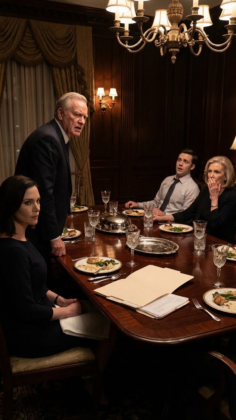 My husband said, “My parents think you’re a burden. And honestly… I agree.” I said, “Good to know.” I didn’t react. “Got it.” That night, I made plans. But at Sunday dinner, when his father suddenly stood up, looked at him, and asked a question that turned the whole table silent… his smile vanished instantly.