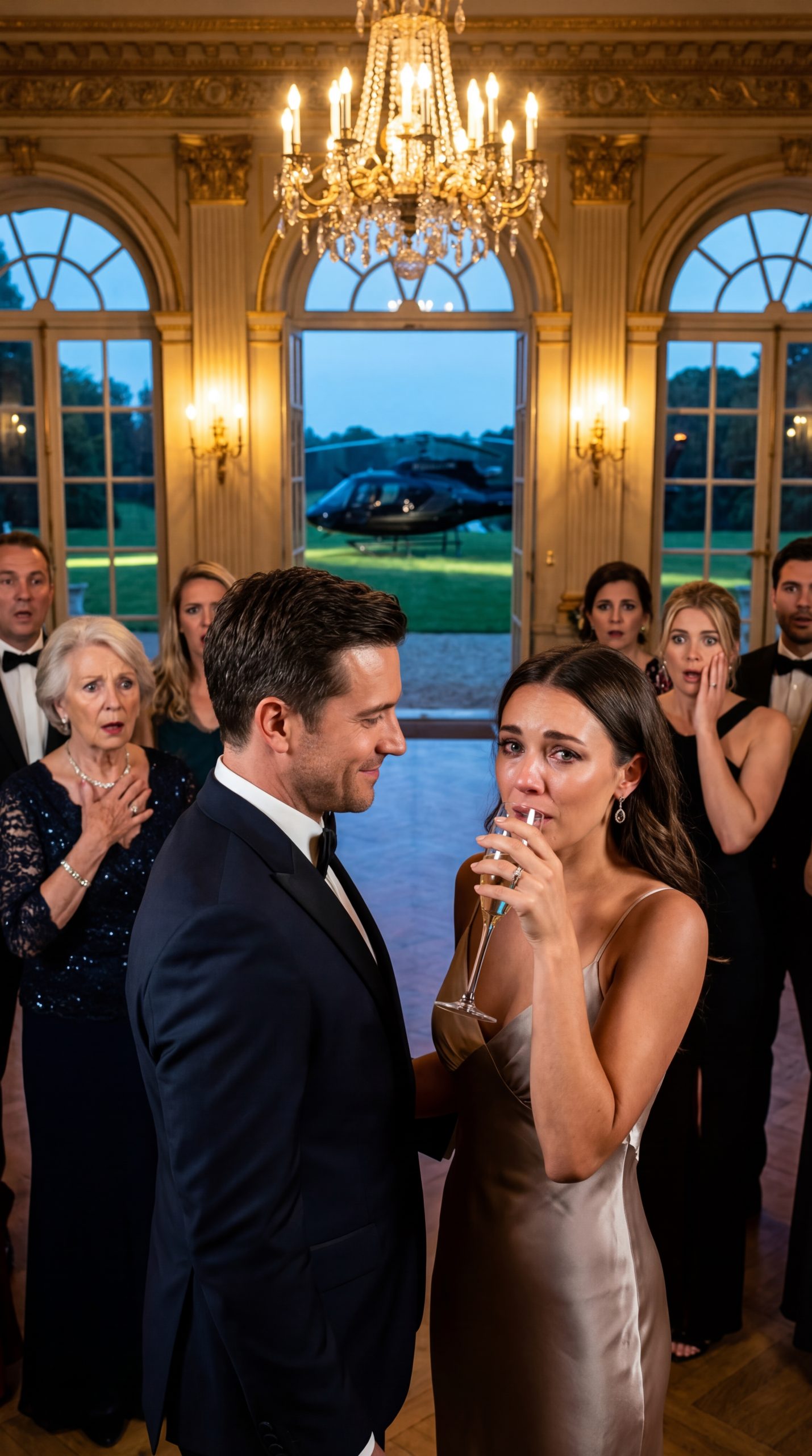 My parents laughed at my “imaginary” fiancé, so I raised my glass and waited… then he walked in saying, “Sorry… had to park the helicopter.” We had just landed from Dubai.