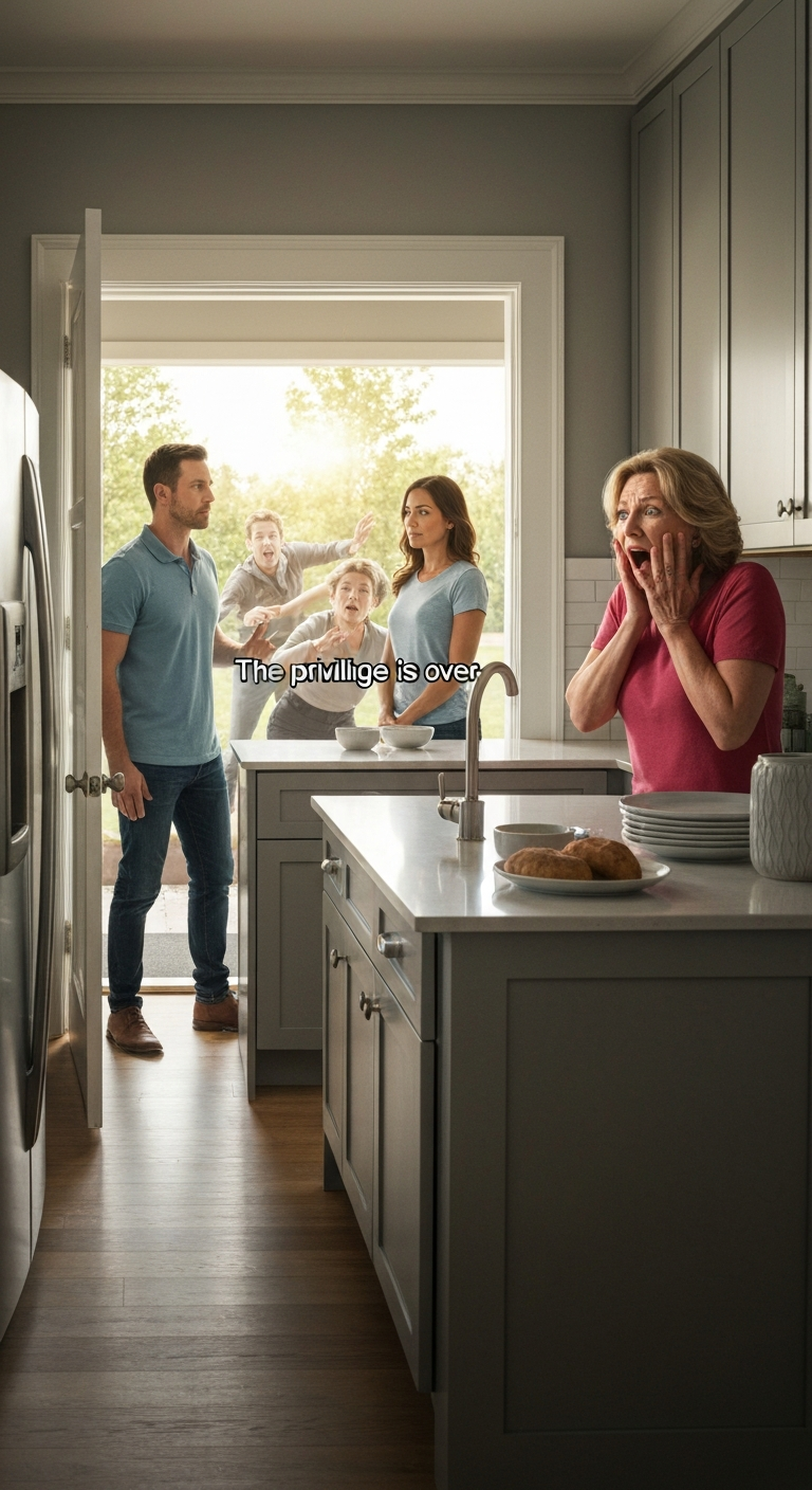 “The privilege is over!” my husband declared, deciding that from now on we would have separate budgets. I agreed, already knowing he’d soon regret it. On sunday, as usual, my in-laws came for lunch. But when my mother-in-law walked into the kitchen — she screamed so loudly that even… The neighbors ran out of their houses.