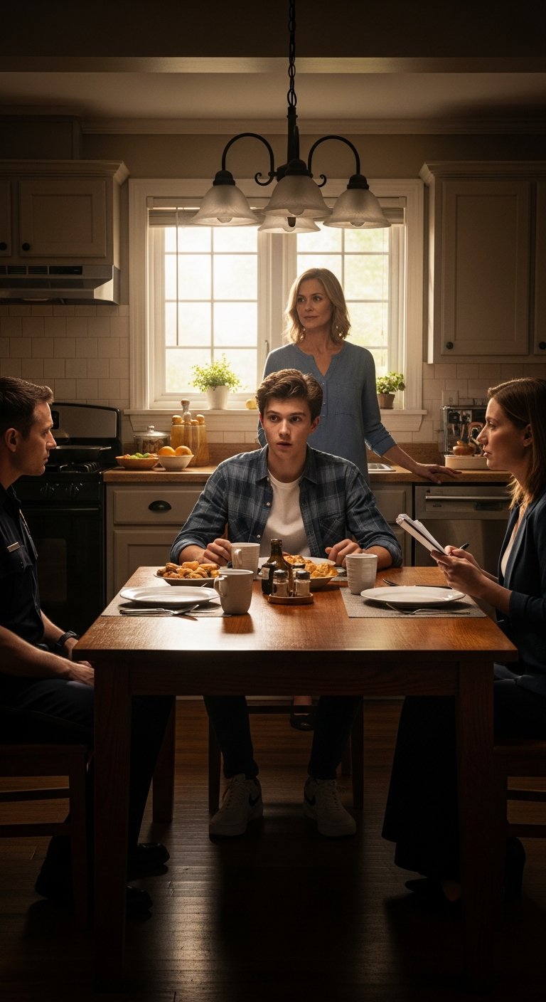 My son hit me and I stayed quiet. The next morning, I cooked a feast. He smiled and said: “you finally learned!” until he saw who was sitting at the table…