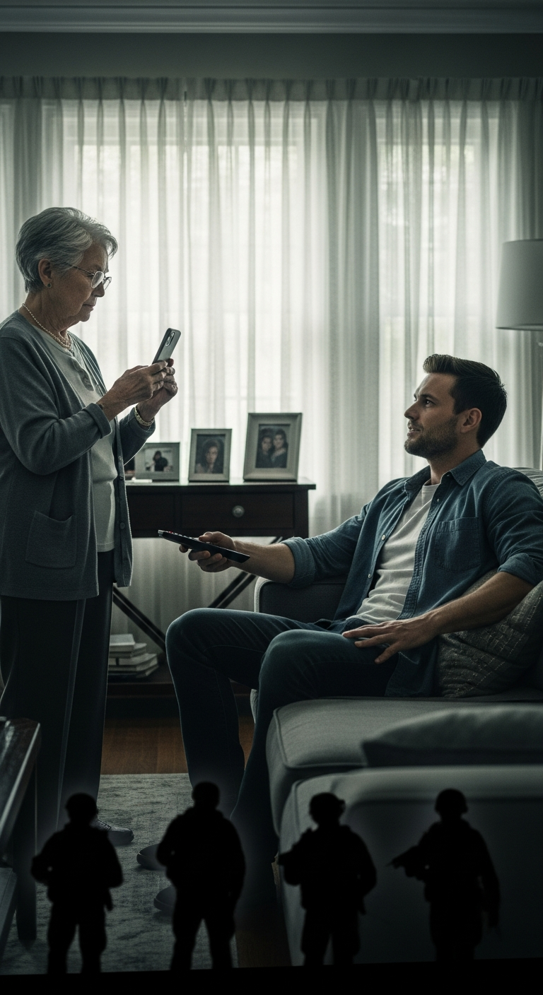 My daughter came to me covered in bruises. When I learned she was being abused, I confronted my son-in-law. He smiled and said ‘And what will you do, old woman?’ I did not answer. I just took a photo of him and sent it to a number. What happened thirty minutes later changed everything…