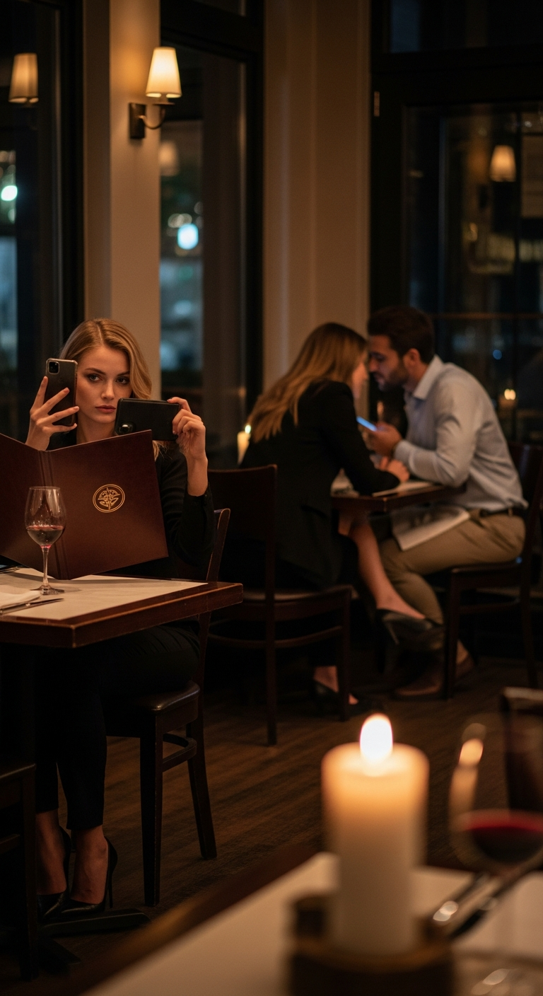 he texted: “stuck at mom’s for dinner, love you!” but I was sitting three tables away at the same restaurant watching him kiss someone else. I didn’t make a scene. I just replied: “enjoy dinner with your mom,” and attached a photo of his table. the sound of his phone dropping was audible…