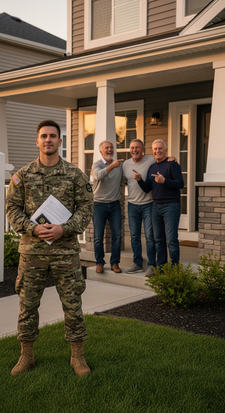 While I was stationed in Okinawa, my dad sold my house to pay off my “deadbeat” brother. When I came home, they stood on the porch laughing: “You’re homeless now.” I just smiled. “What’s so funny?” they snapped. I said, “The house you sold was actually…”
