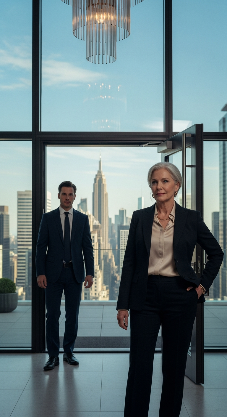 “We heard you bought a penthouse. We came to live with you and make peace,” my son and daughter-in-law said at my door. But when they walked into the penthouse, they stopped cold at what they saw. They stood frozen at the sight.