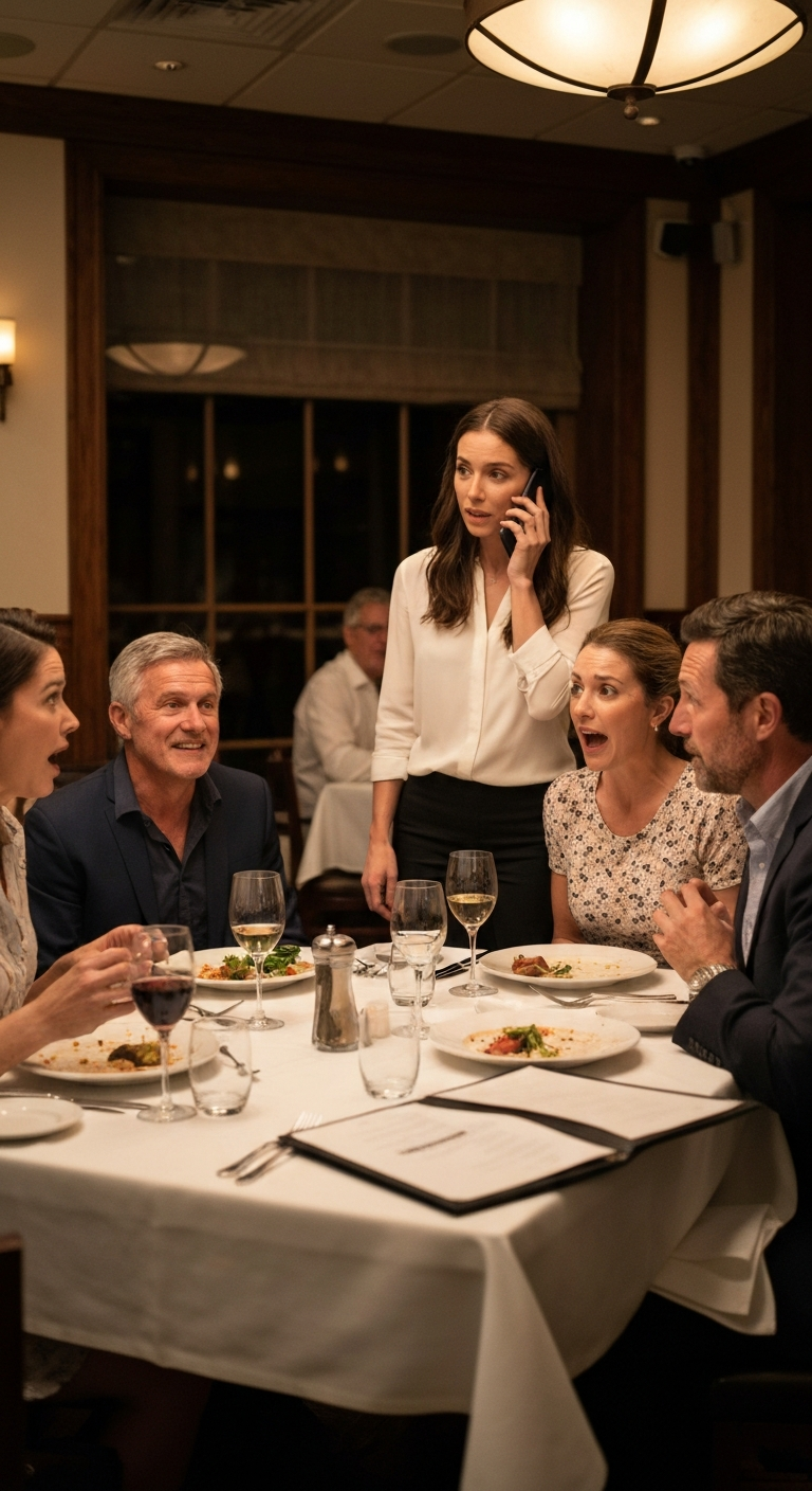 My parents had already finished their anniversary meal when I arrived. Mom smiled, “Oh? You’re late. Cover the bill, will you? Lol.” My sister laughed, “Still as clueless as ever. How could you be late?” I realized I had been invited exactly when their meal ended. I called the manager, and suddenly, their faces turned pale.