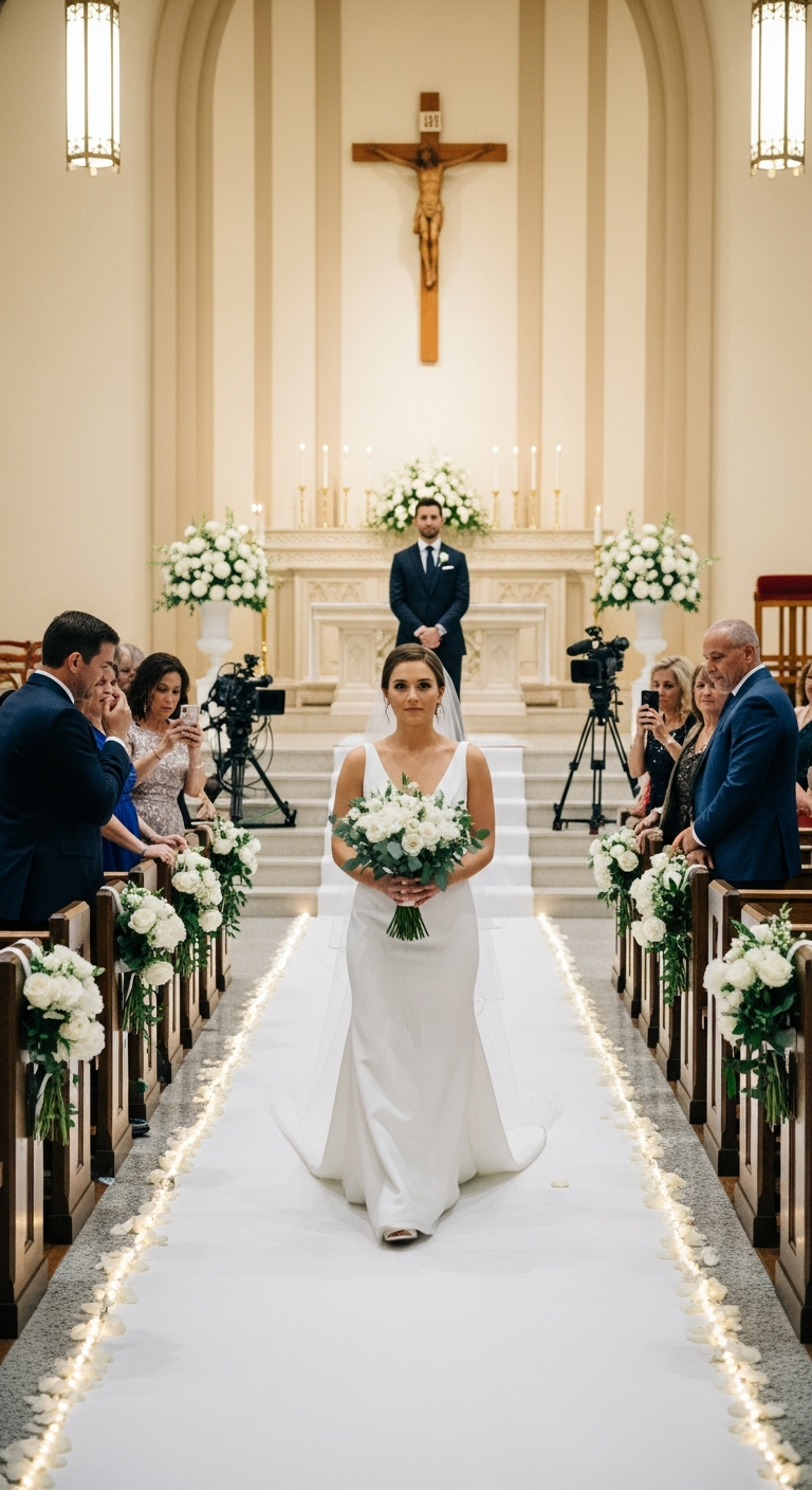 “Marrying a plumber? How embarrassing,” my parents sneered. My sister laughed: “Who’d be caught dead at that wedding?” They turned their backs. I walked the aisle… alone. Until our wedding aired on national TV. 129 missed calls.