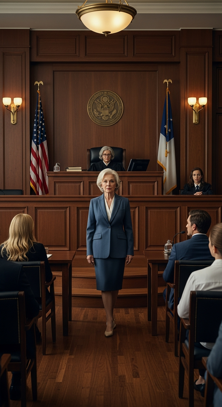 My daughter rolled her eyes when I walked into the courtroom. But then the judge froze and whispered, “Is that her?” The entire courtroom went silent. They had no idea who I really was until…