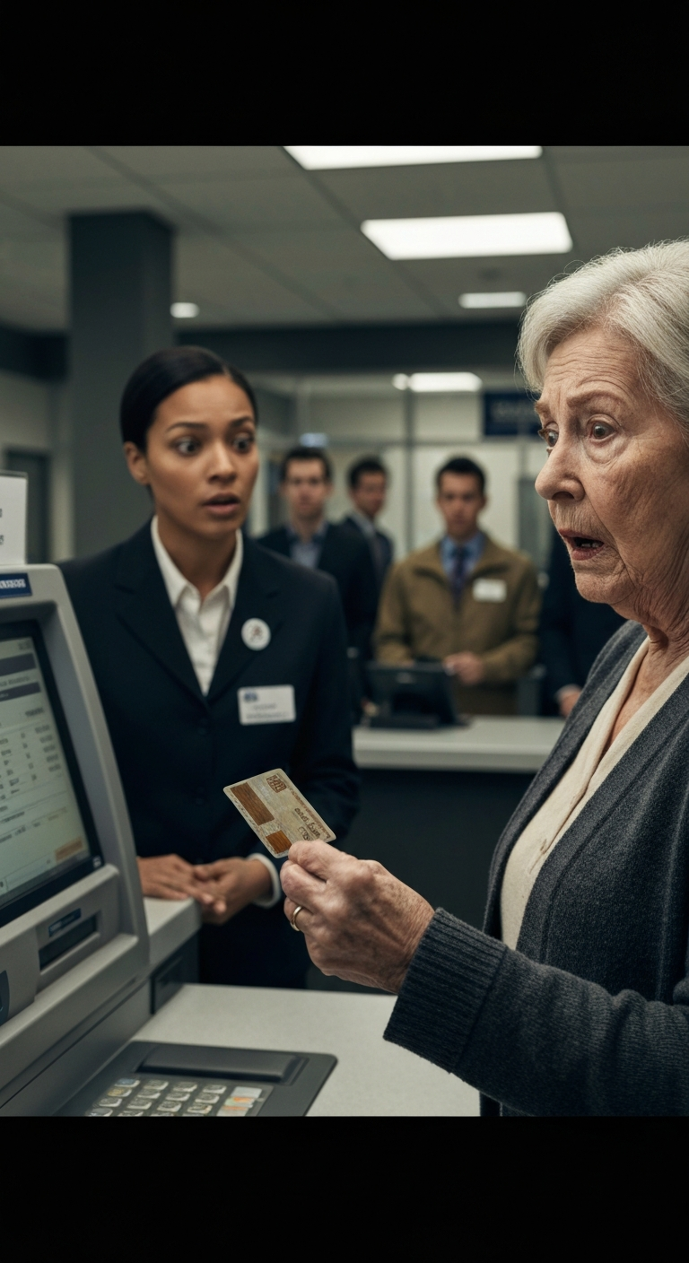 I’m 65 years old. I got divorced 5 years ago. My ex-husband left me a bank card with 300 dollars. I never touched it. Five years later, when I went to withdraw the money… I froze.