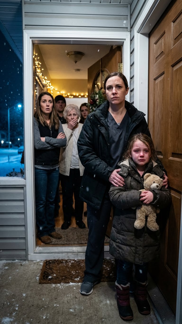 While I Was Working A 12h Shift In The Paediatric Hospital, My Sister Slapped My 7-year-old Daughter Across The Face And Kicked Her Out Into The Night. My Daughter Spent Easter On The Porch Outside A Locked Door. “we All Decided She Should Leave,” My Mom Said. I Didn’t Shout. I Took Action. Three Hours Later, Their Lives Started To Unravel…