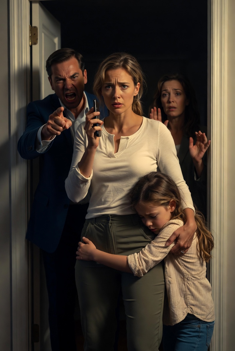 My husband locked our 3-year-old daughter in the basement while I was away on a business trip. “Stay in the basement and be quiet!” he shouted before leaving. When I returned, I saw red liquid seeping from under the door… When I opened it, I found scratch marks on the walls, but my daughter was nowhere to be found…