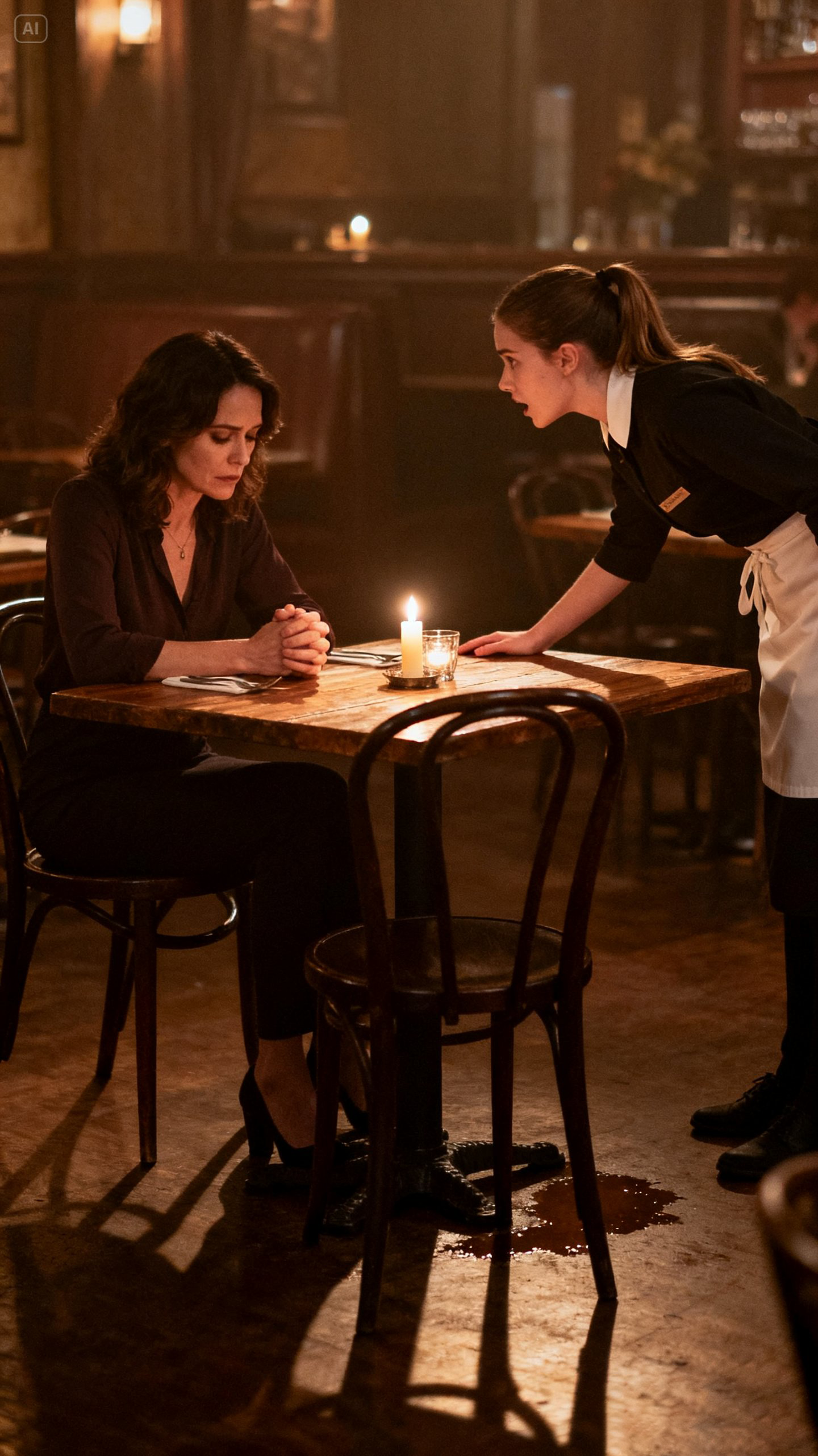 I went on a first date after losing my husband, but in the middle of the evening he left without any explanation. When I asked for the check, the waitress whispered, “Don’t leave yet. Someone came for you.”