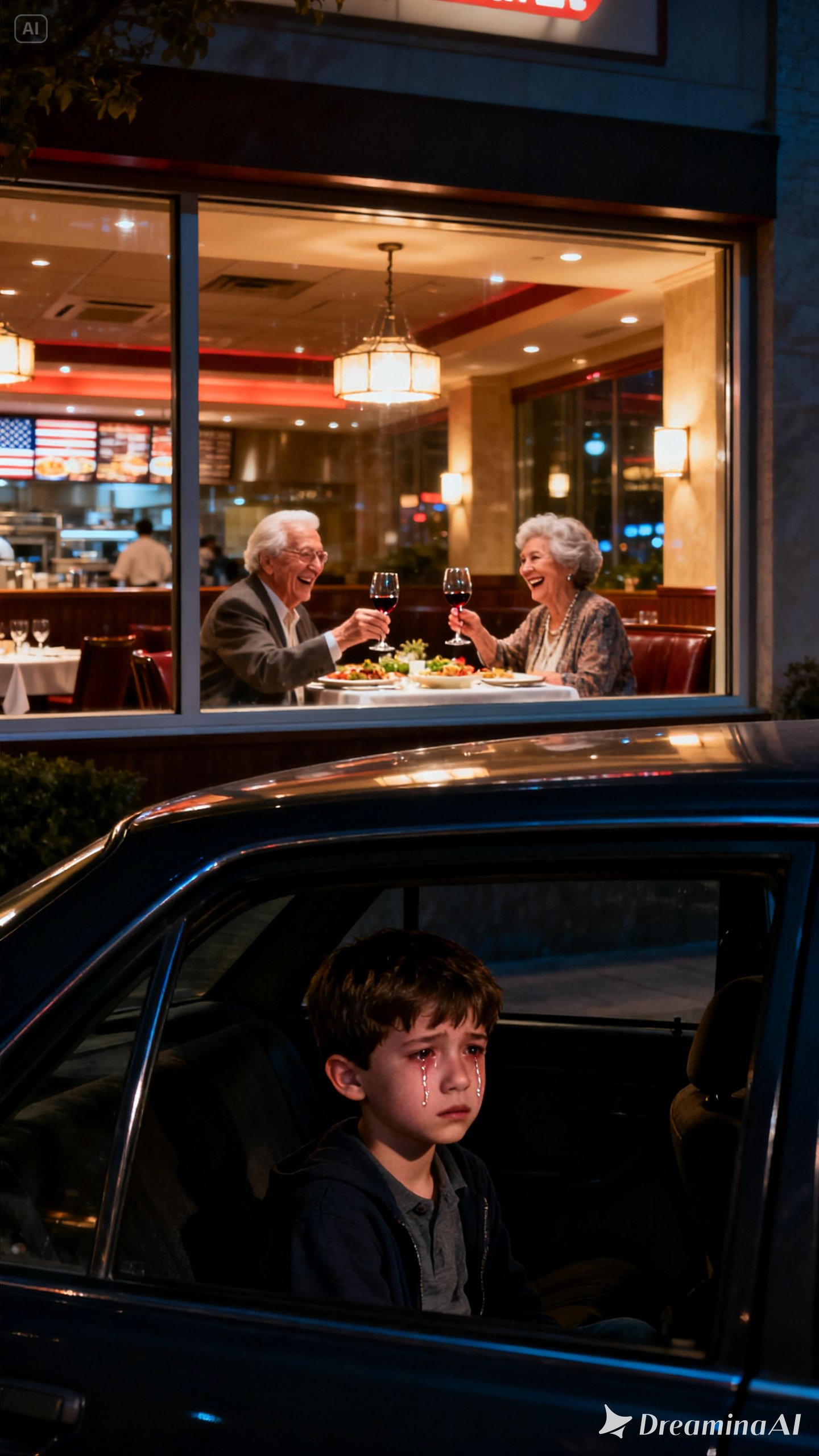 My 8-year-old son came home, hugged me, and whispered, “They ate at a restaurant while I waited in the car for two hours.” I didn’t ask questions. I just grabbed my keys, drove to the parents’ house, walked in, and without thinking twice, I did this…