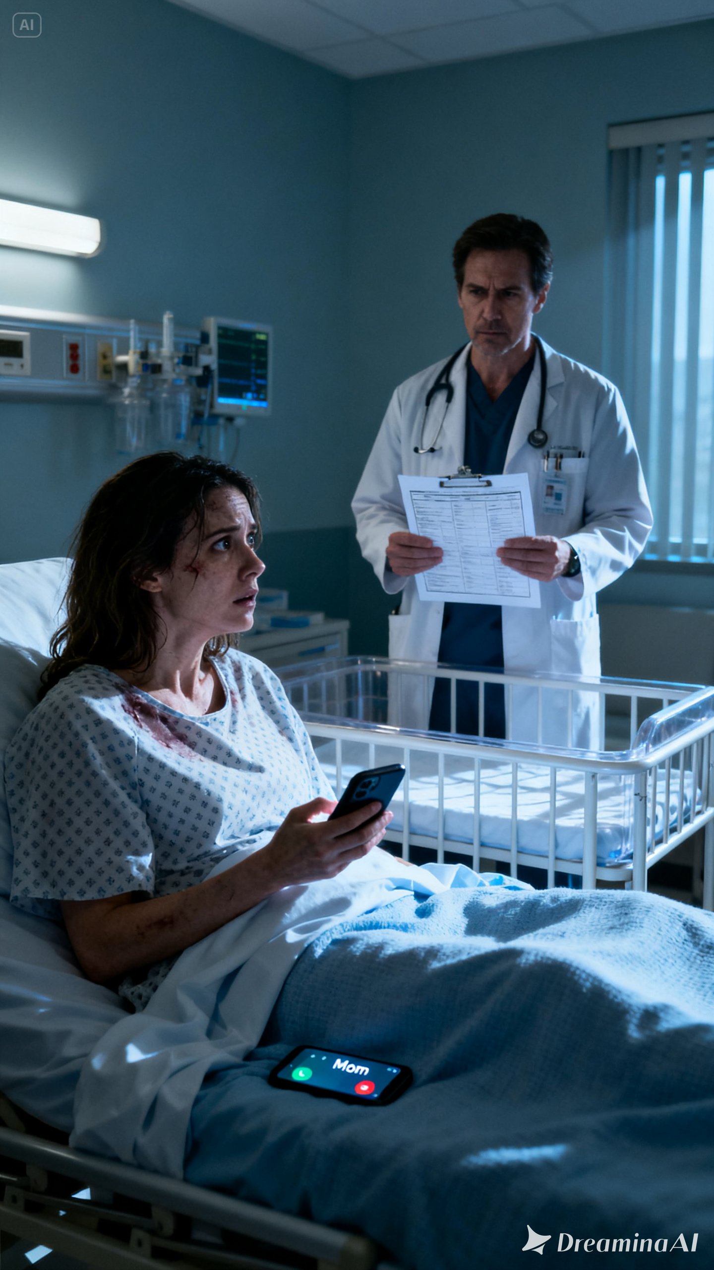 After my C-section, I was too weak to even stand. My mother said, “Go rest, I’ll watch the baby.” When I woke up the next morning, something felt terribly wrong. My baby’s crib was silent—and my mother was gone. When I called her, she said calmly, “Your sister needed me.” Then she hung up. Minutes later, the doctor’s words left me frozen… and what I did afterward made sure she’d never forget that day.