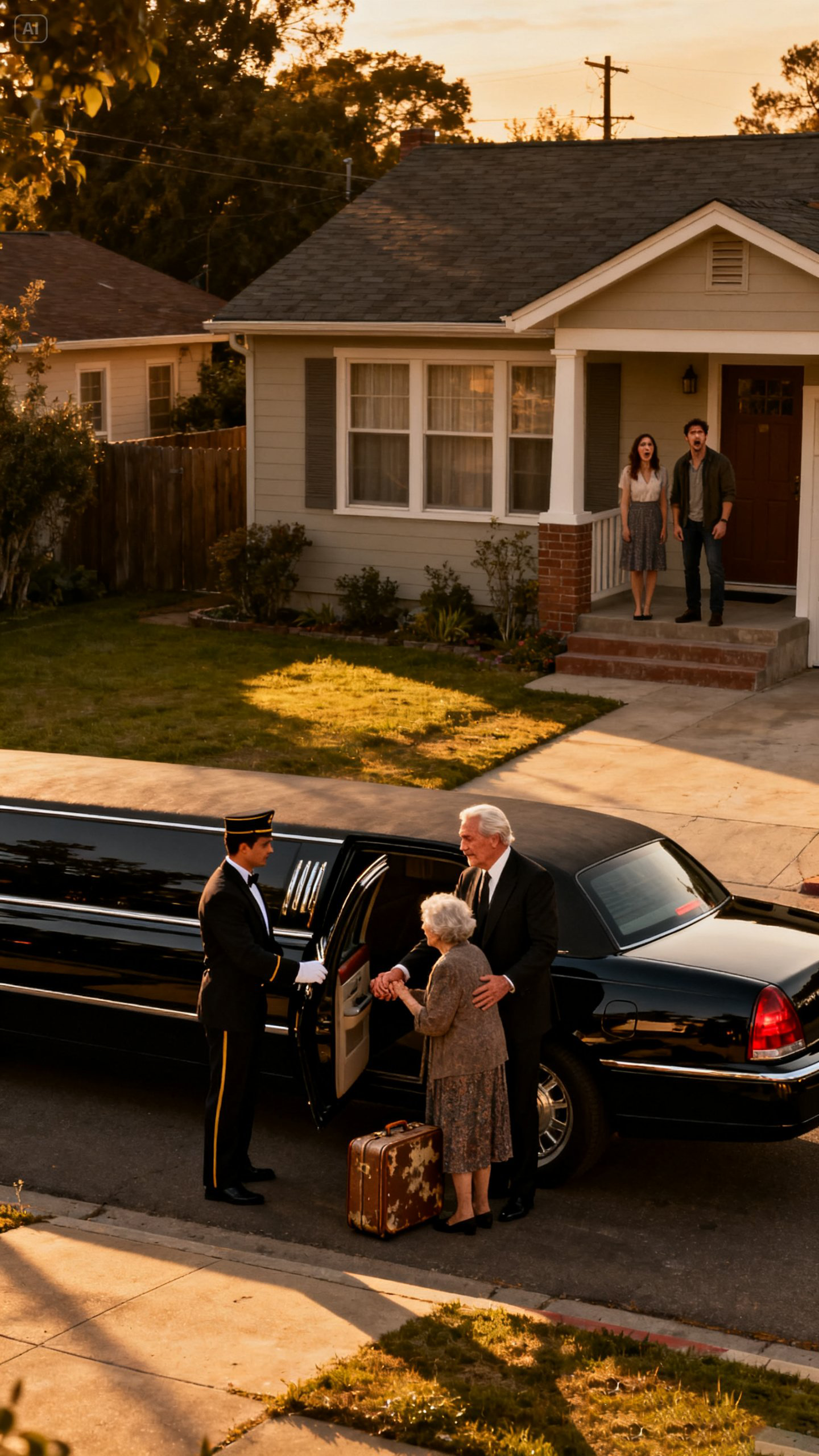 “If you won’t go to a nursing home, pack a bag and leave my house—now!” my son yelled, staring into my eyes. I stayed calm, smiled, folded my clothes, and closed the suitcase. An hour later, a limousine pulled up. When he opened the door and saw who had come for me… his smile vanished.