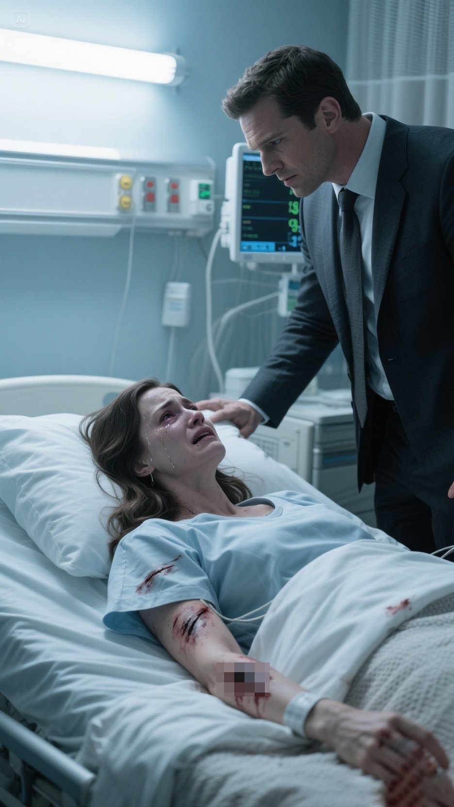 My husband refused to pay for my life-saving surgery and told the doctor as he walked out, “I won’t pay for a broken wife. I’m not throwing good money after bad.” I lay there in silence. Three days later, he came back to get his watch. He froze at the door.