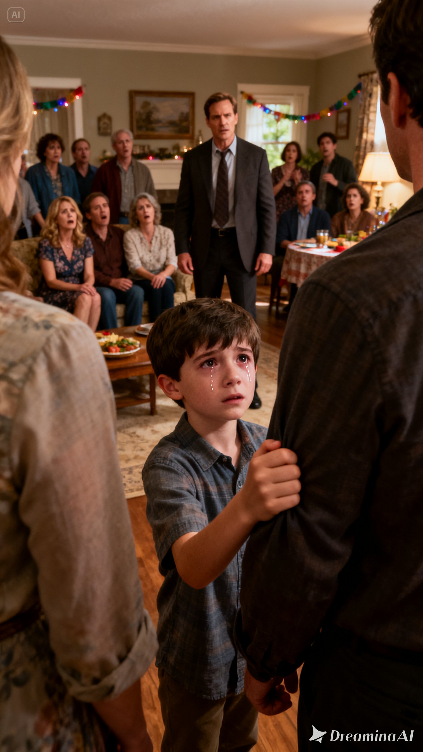 At the party, my sister-in-law’s family said loudly, “oh, look at the little bastard.” My son’s eyes filled with tears as he looked at me. While everyone was staring at the two of us, suddenly someone spoke up, “who dared to call my child a bastard?” When they saw who had spoken, my sister-in-law’s family immediately turned pale.