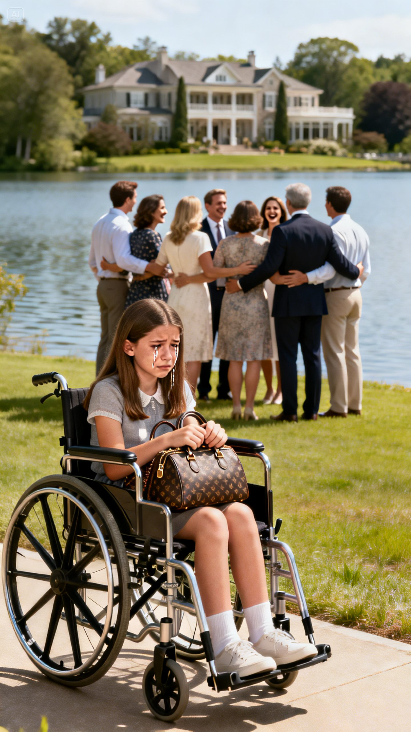 “Your daughter’s wheelchair is ruining the photos,” my family said at the reunion. They made my 12-year-old sit behind everyone for four hours—67 photos without her. I didn’t argue. Ten days later, those photos went viral on social media with a caption that made my family’s employers start calling them because…