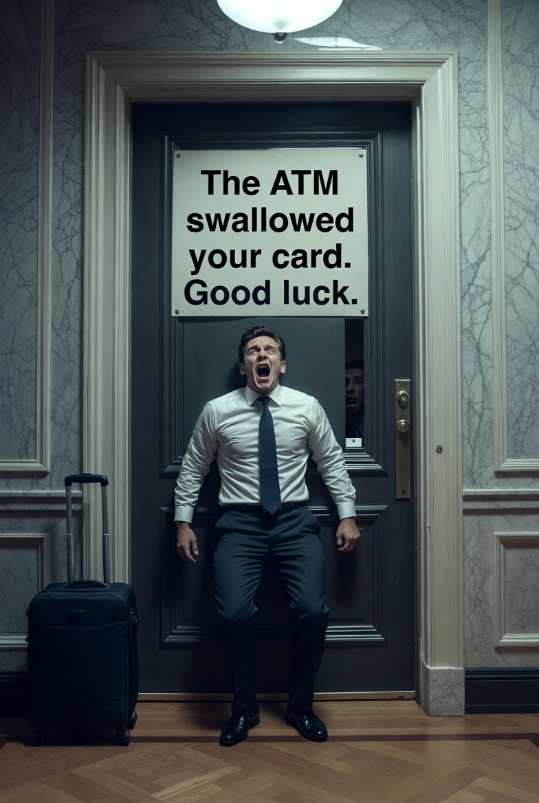 My husband begged for cash but forgot to hang up. “My wife is so stupid,” he laughed to his friends. “She’s just a mobile ATM funding my mistress. A few sweet words and she pays up.” I didn’t cry. I sold the penthouse, emptied our joint savings, and moved abroad. He came home to find a stranger living in our house and a text from me: “The ATM swallowed your card. Good luck.” But the real nightmare started when he opened the envelope I left on the doorstep…