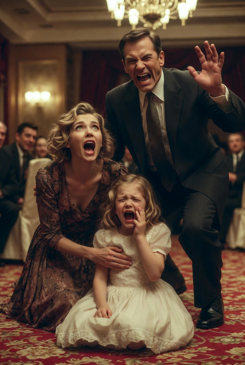 My brother sla;pp;ed my daughter in front of everyone, saying, “Like mother, like daughter—both are useless.” He laughed loudly. My dad smirked and said, “Well, she needed to learn some shame.” But they didn’t know the microphone was on, and what I did next turned his life into a living hell.