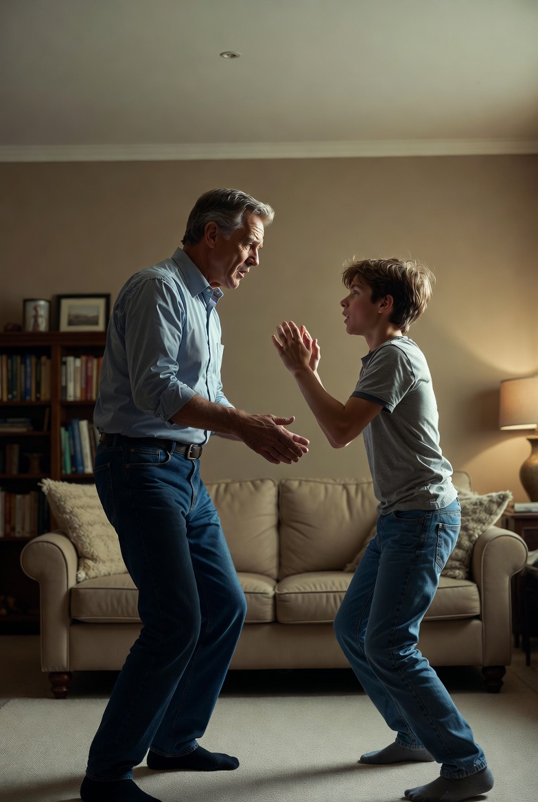 My twelve-year-old son stopped hugging me. Started flinching when I touched him. When I finally found out why, I did something I’m not supposed to admit.