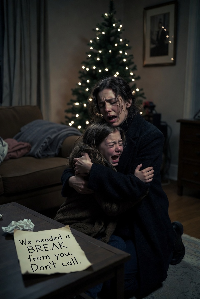 My 9-year-old woke up on Christmas Eve and found a note: “We needed a BREAK from you. Don’t call.” The whole family went to a beach resort without her. When I found out. I didn’t cry. I did THIS. Four days later, they found something on the kitchen table and started screaming…