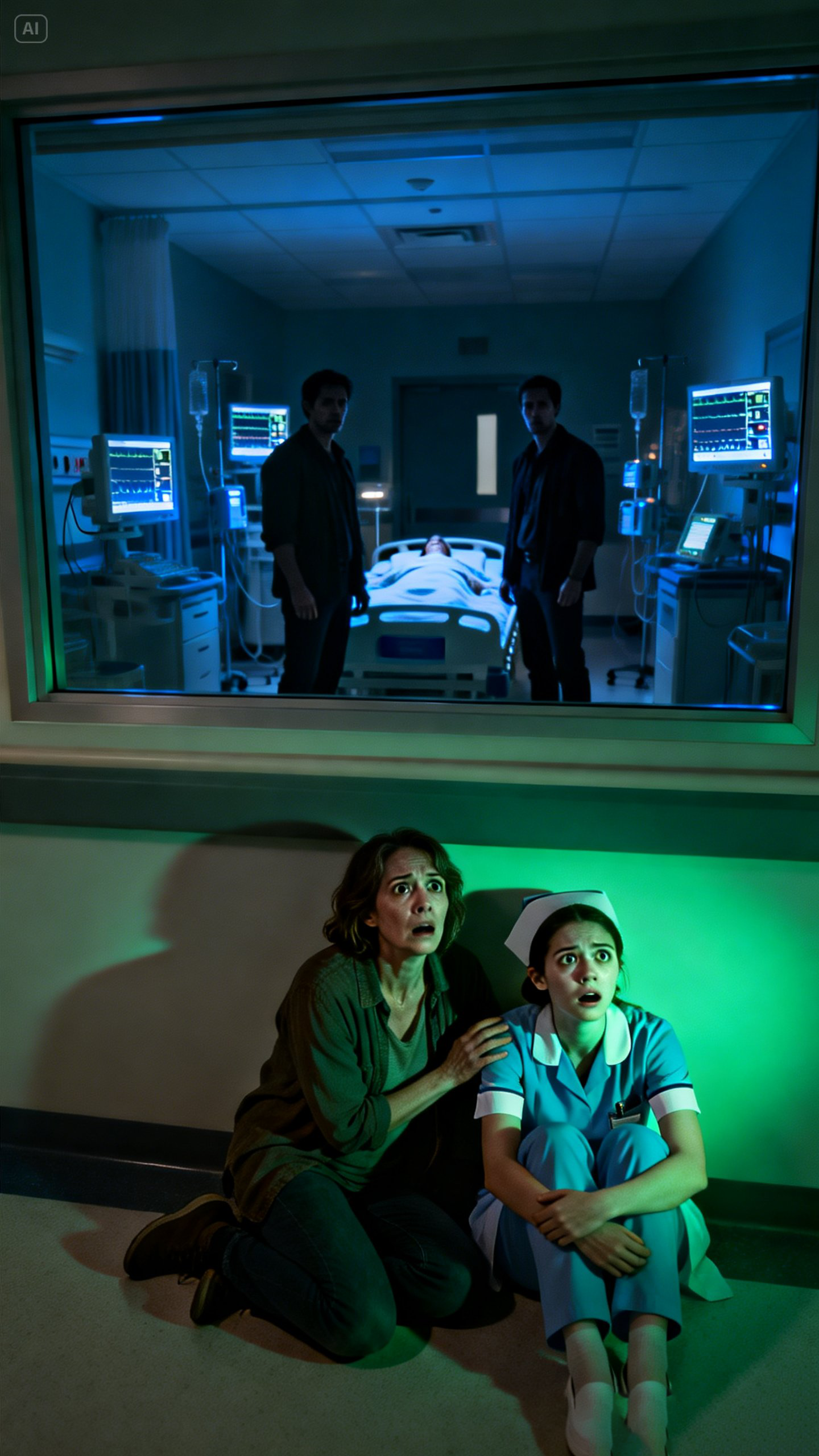My brother-in-law said my sister was brain-de;a;d. “It’s time to let her go,” he wept. As I reached for the pen to end my sister’s life support, a nurse grabbed my hand. “Don’t,” she pleaded, her eyes wide with terror. “Just wait ten minutes.” I listened to her.  What I witnessed next made my blo0d run cold.