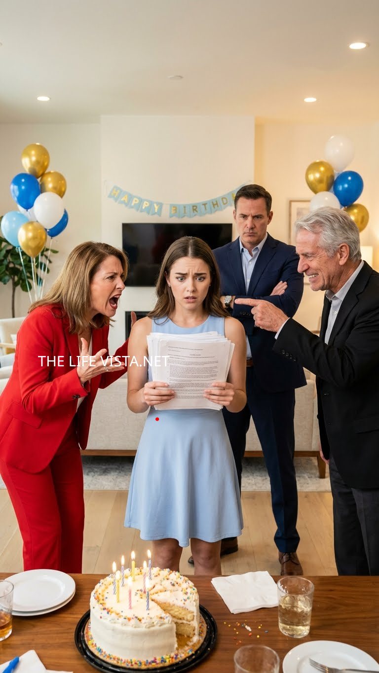 For my 20th birthday, my grandfather gifted me his $250-million company. But right after the celebration, my mother announced that her new husband would be taking over. When I refused and insisted I was the rightful owner, she told me to pack my bags and leave—only for Grandpa to laugh and reveal an even bigger surprise….