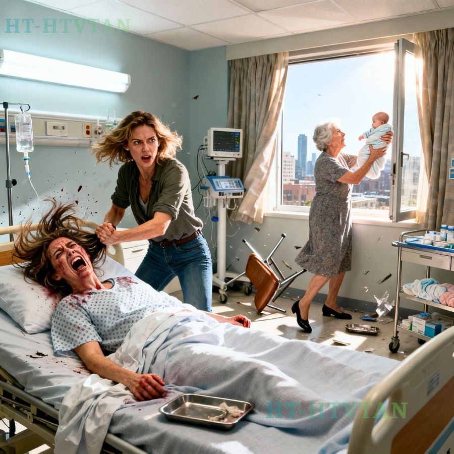 While I was in the hospital after giving birth, my mother and sister stormed into my recovery room. My sister demanded my credit card for a $80,000 party she was planning. I refused and told her: “I already gave you large amounts of money three times before!” She became furious, grabbed my hair, yanked my head back and slammed it hard into the hospital bed frame. I screamed in pain. The nurses started running in. But what my mom did next was beyond imagination—she grabbed my newborn baby from the bassinet and held her over the window, saying: “Give us the card or I’ll drop her!”