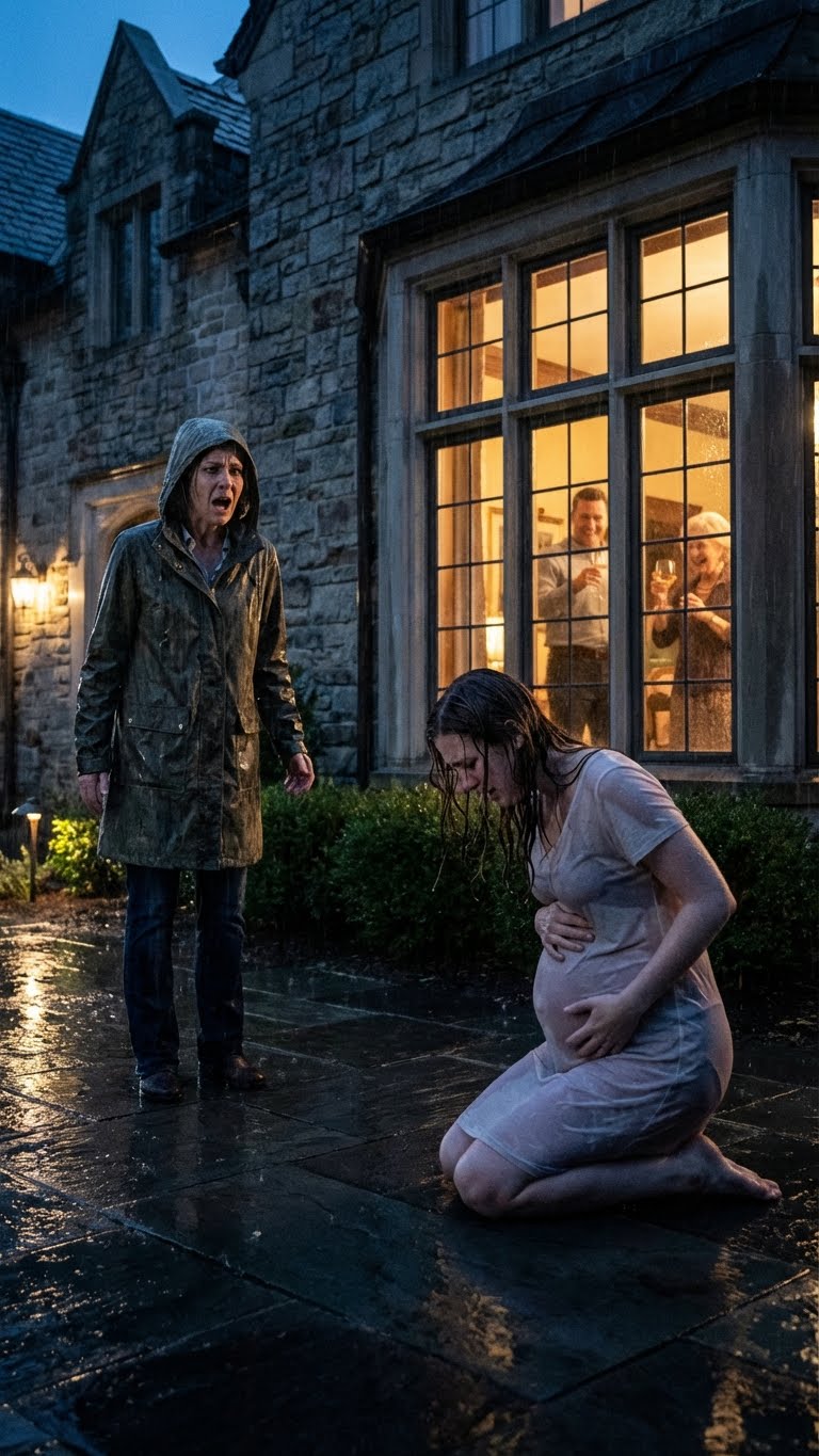 I found my daughter kneeling in the rain, her husband punishing her for buying a new dress. Inside, I could hear her husband and his family laughing. I picked her up, kicked open the door, and said five words they would never forget.