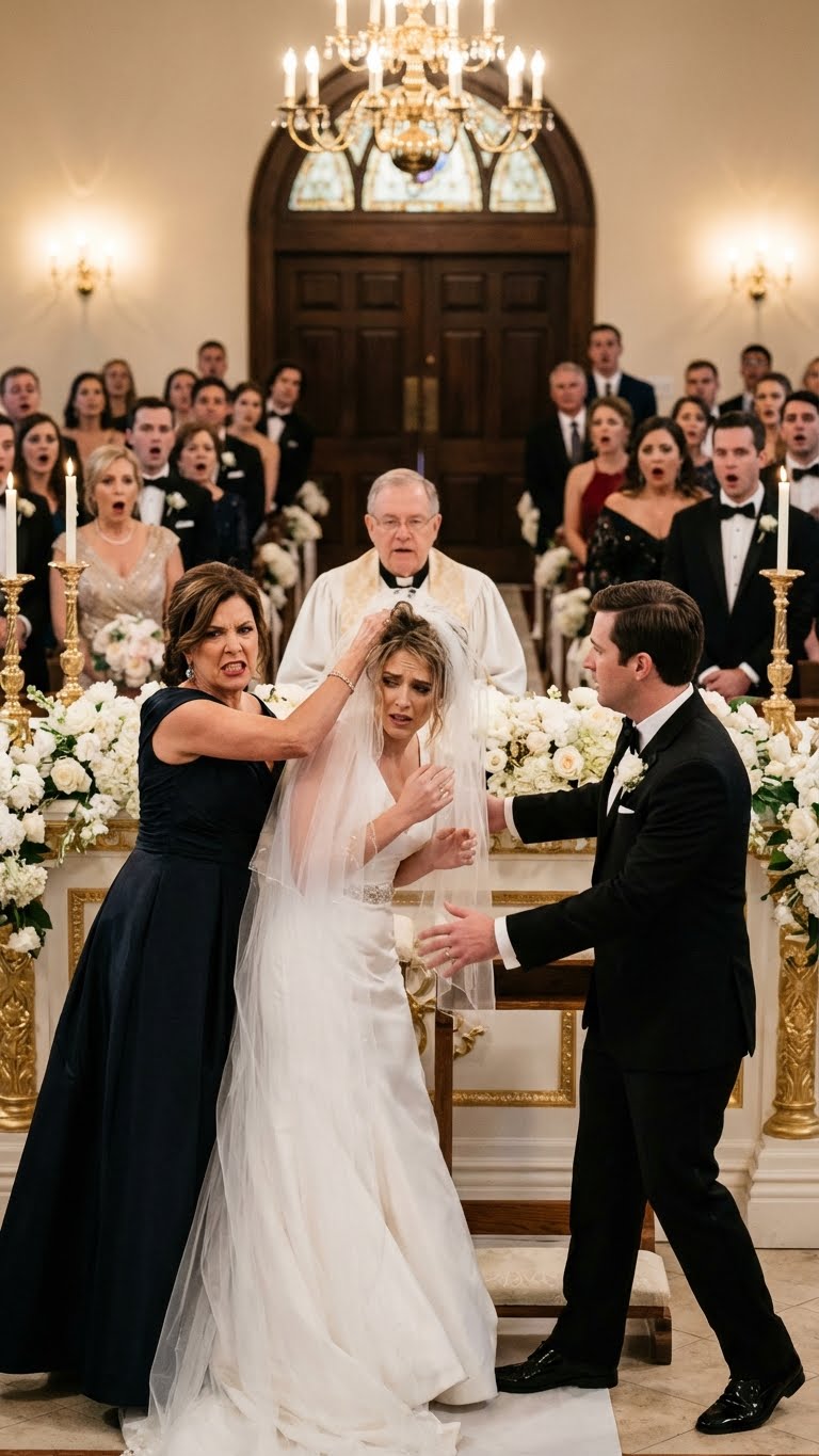 “This wedding is a joke!” my sister screamed, interrupting our vows. “You’re marrying a waiter, Grace. How pathetic!” But as she stormed out, my soon-to-be husband smiled and whispered, “Should we tell her who I really am?” I shook my head. The surprise would come later.