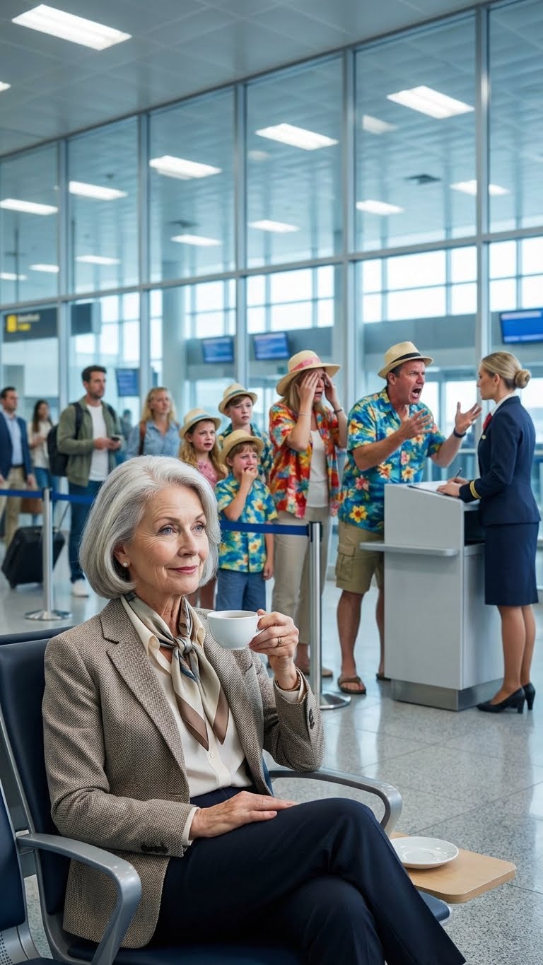 After I paid for the entire family’s Hawaiian vacation, my son told me I wasn’t invited. “My wife wants it to be just her family. You’ve already done your part by paying.” They had no idea I still controlled the account. They didn’t know their “paradise” was about to turn into a very public humiliation. On the morning of their flight, as they stood at the check-in counter, the agent looked at them and said a single word that shattered their world.