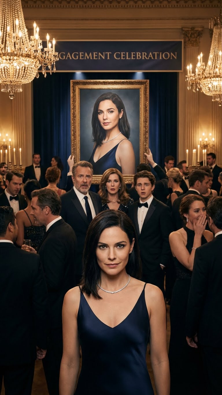 “Don’t let her ruin this,” my father whispered, banning me from my brother’s engagement party to a millionaire heiress, claiming I wasn’t “elite” enough. I showed up anyway. When my father tried to kick me out, the host took the mic. “Ladies and gentlemen,” he announced, “meet the genius who saved our legacy.” He unveiled a massive portrait of me on the wall. My family froze. I looked at their terrified faces and smiled. They had no idea I was…