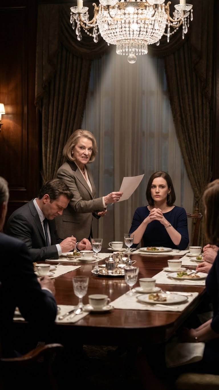 I never told my mother-in-law that the “poor countryside girl” she tried to pay off to leave her son was actually the daughter of an oil tycoon. She threw a check for $5,000 in my face at the family dinner, laughing, “Take this and disappear. My son needs a wife with connections, not a charity case.” My husband sat there silently, letting her humiliate me. Suddenly, my phone rang. I put it on speaker. It was my father’s lawyer. “Miss, your father has just transferred the $10 billion inheritance. Shall I also cancel the merger with your husband’s company as requested?” The room went deadly silent. I picked up her $5,000 check, tore it up, and smiled. “Keep the change. You’ll need it for the bankruptcy lawyers.”