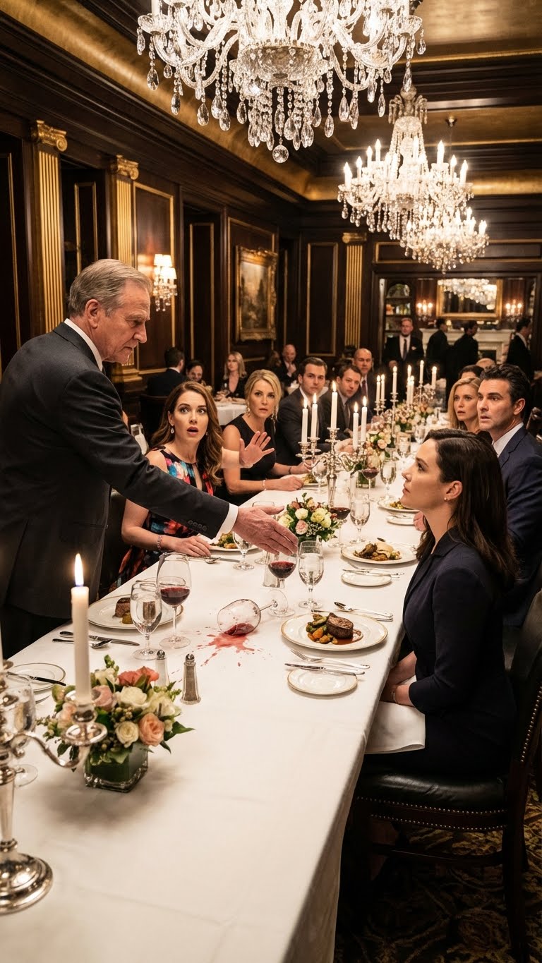 “Don’t embarrass me,” my sister hissed. “Mark’s dad is a federal judge.” I said nothing. At dinner, she introduced me as “the disappointment.” Judge Reynolds extended his hand. “Your Honor, good to see you again.” My sister’s wineglass shattered.