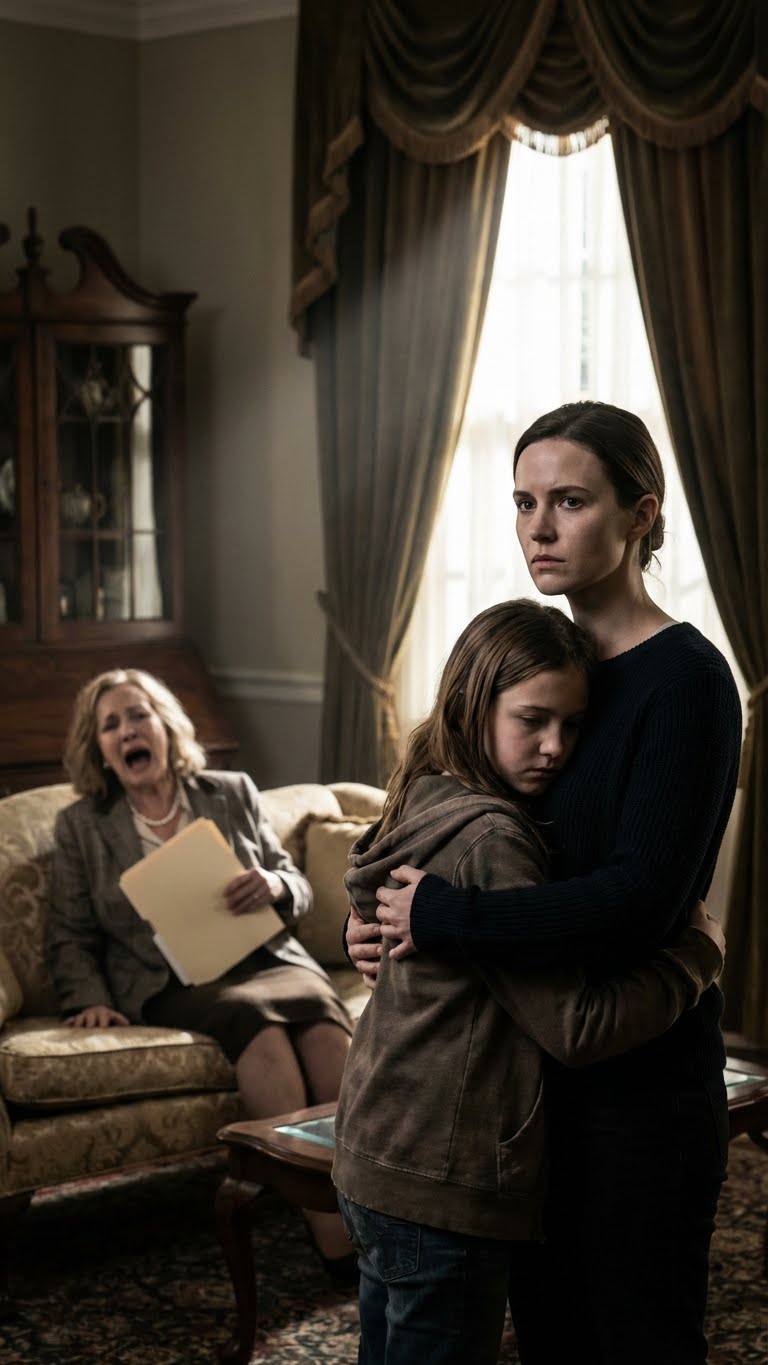 My 11-year-old daughter came home and her key didn’t fit. She spent FIVE HOURS in the rain, waiting. Then my mother came out and said, “We have all decided you and your mom don’t live here anymore.” I didn’t shout. I just said, “Understood.” Three days later, my mother received a LETTER and went pale…