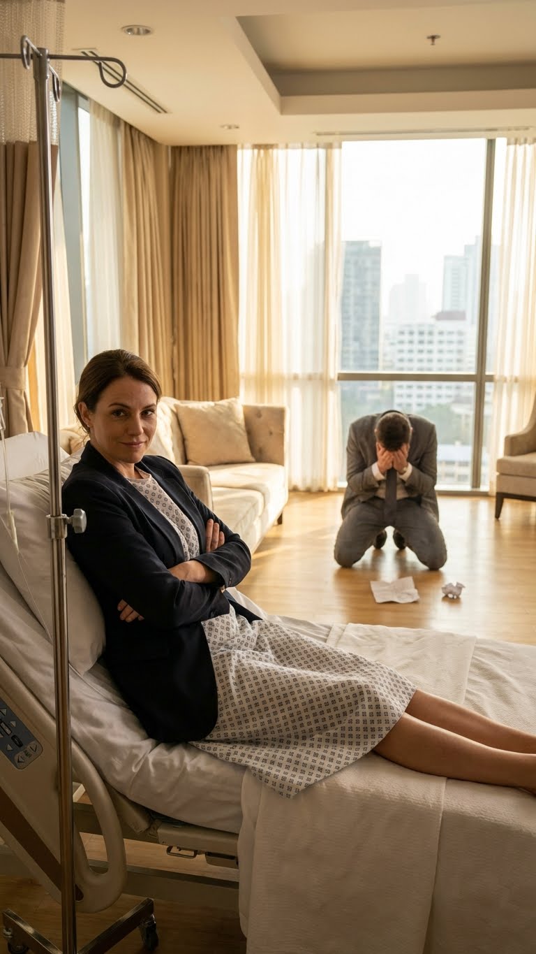 “My husband didn’t know I was the secret CEO of the medical empire employing him. When I was hospitalized with cancer, he tossed divorce papers on my bed, laughing, ‘I’m taking everything.’ He left me for dead. But three days later, he called in a panic. ‘They fired me!’ I smiled into the phone. ‘I know. And since I own the deed to the house, you have 30 days to leave.’