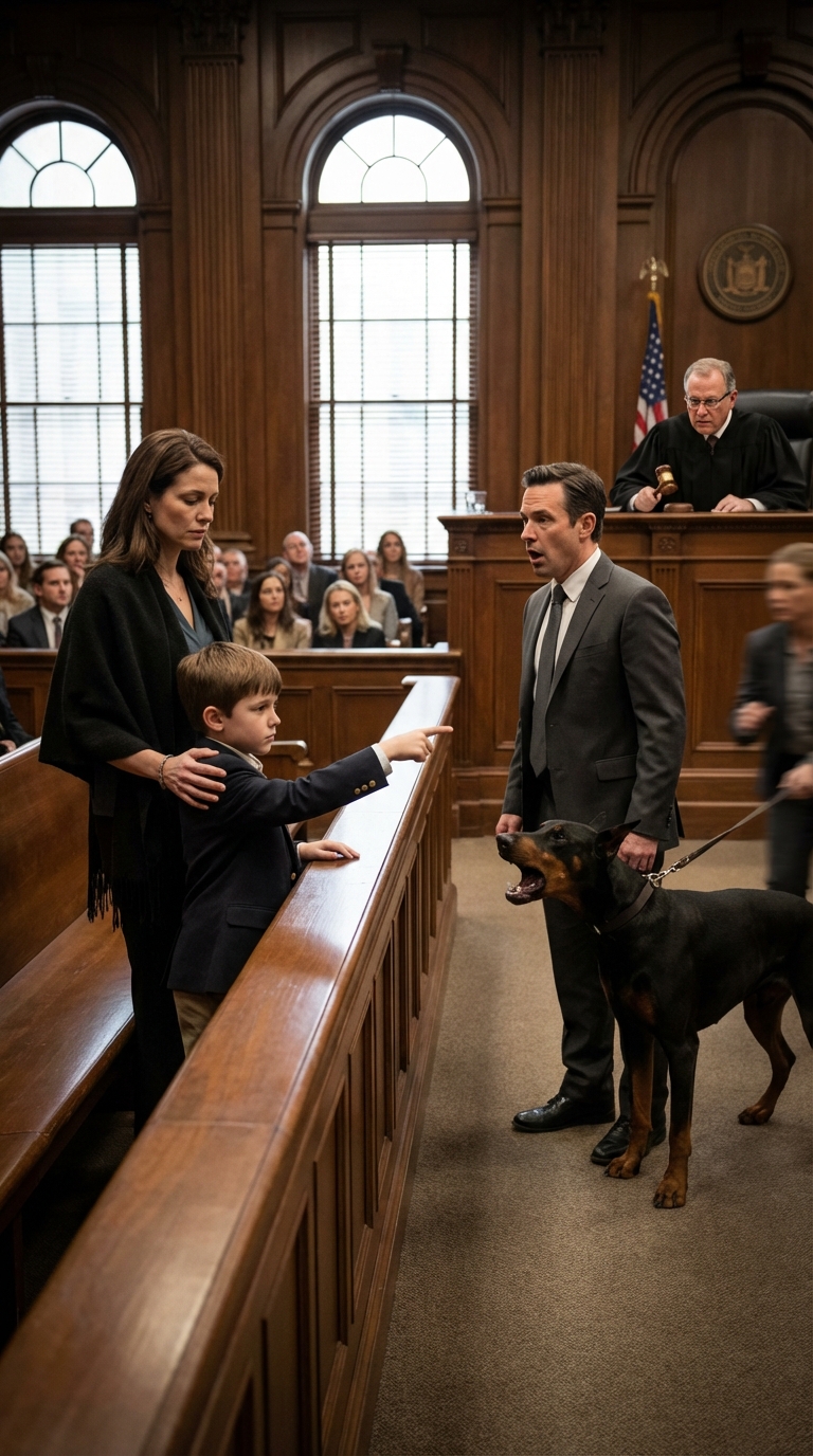My husband said, “I’m taking the dog—you get the kid.” His mom laughed, “At least the dog’s trained.” On court day, my son walked up to the judge and said, “Mom, can I read what Dad texted me last night?” The judge raised an eyebrow. His lawyer turned pale. The courtroom fell silent.