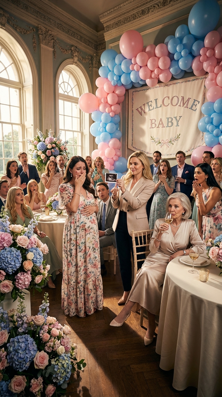 My mother called my unborn daughter a ‘burden’ due to her disability. Then my sister ki;c;ked my pregnant belly at the shower to ‘save the family reputation.’ They thought the baby was gone. But months later, at their charity gala, I walked on stage holding a healthy baby girl, and the truth I revealed destroyed their legacy in seconds.