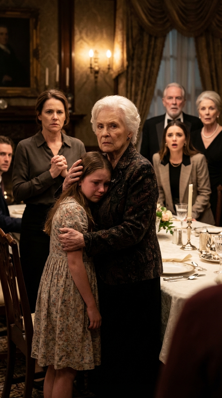 At a family celebration, my sister thought it would be funny to introduce my 12-year-old as a “stinky niece” with cheap clothes and no future. My parents laughed along as if it were normal. Then Grandma stood up, smiled, and announced who my daughter really was. Their faces drained of color.