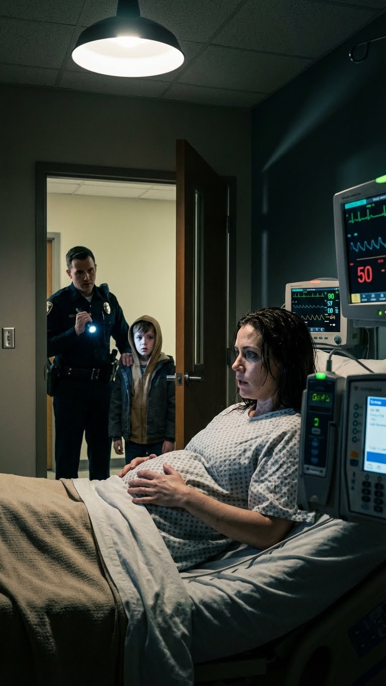 I was 5 months pregnant, staying at my in-laws’ house. When I woke up in the middle of the night, I saw an unfamiliar white ceiling. I was lying in a hospital bed. I nervously touched my belly, and the bump was completely gone. The door opened, and my 8-year-old son was led in by a police officer. He trembled as he said, “Mom, what I saw was…”