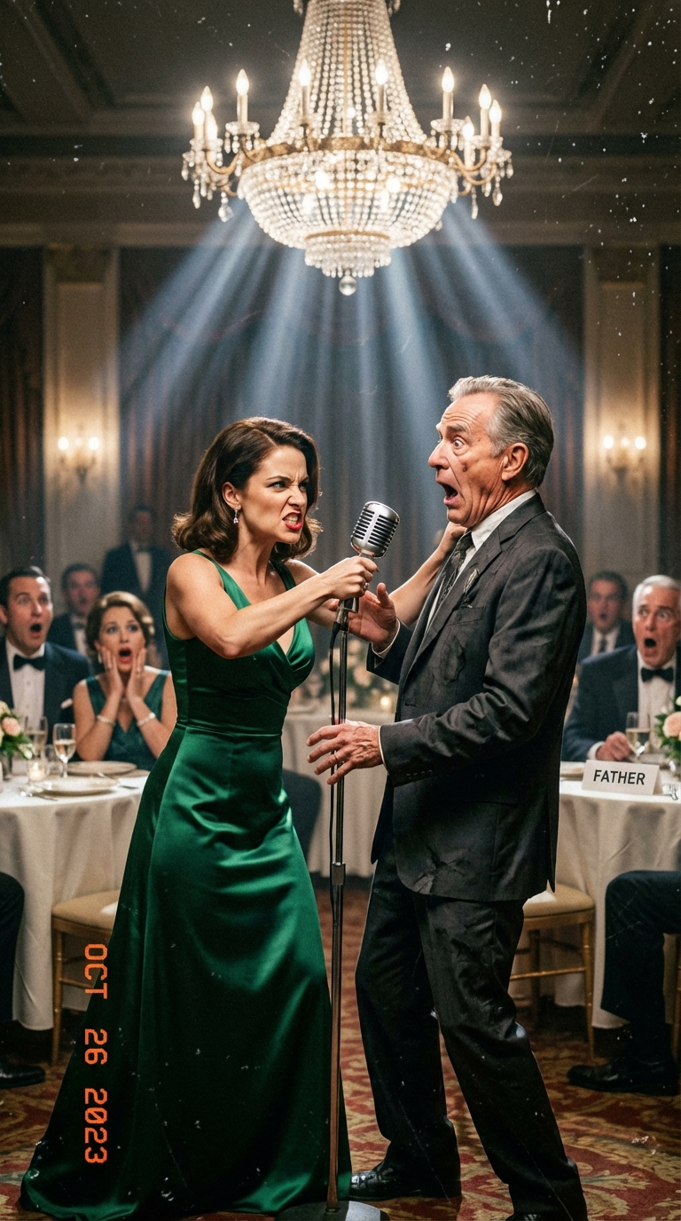 On my 30th birthday, my parents invited me to ‘a special family dinner.’ When I arrived, I saw 50+ relatives: aunts, uncles, cousins. I thought it was a surprise party. Then my dad stood up, clinked his glass, and announced: ‘We’re here to officially disown you for bringing shame to our family.’ Everyone stared at me, waiting for my reaction. I grabbed the mic and said…