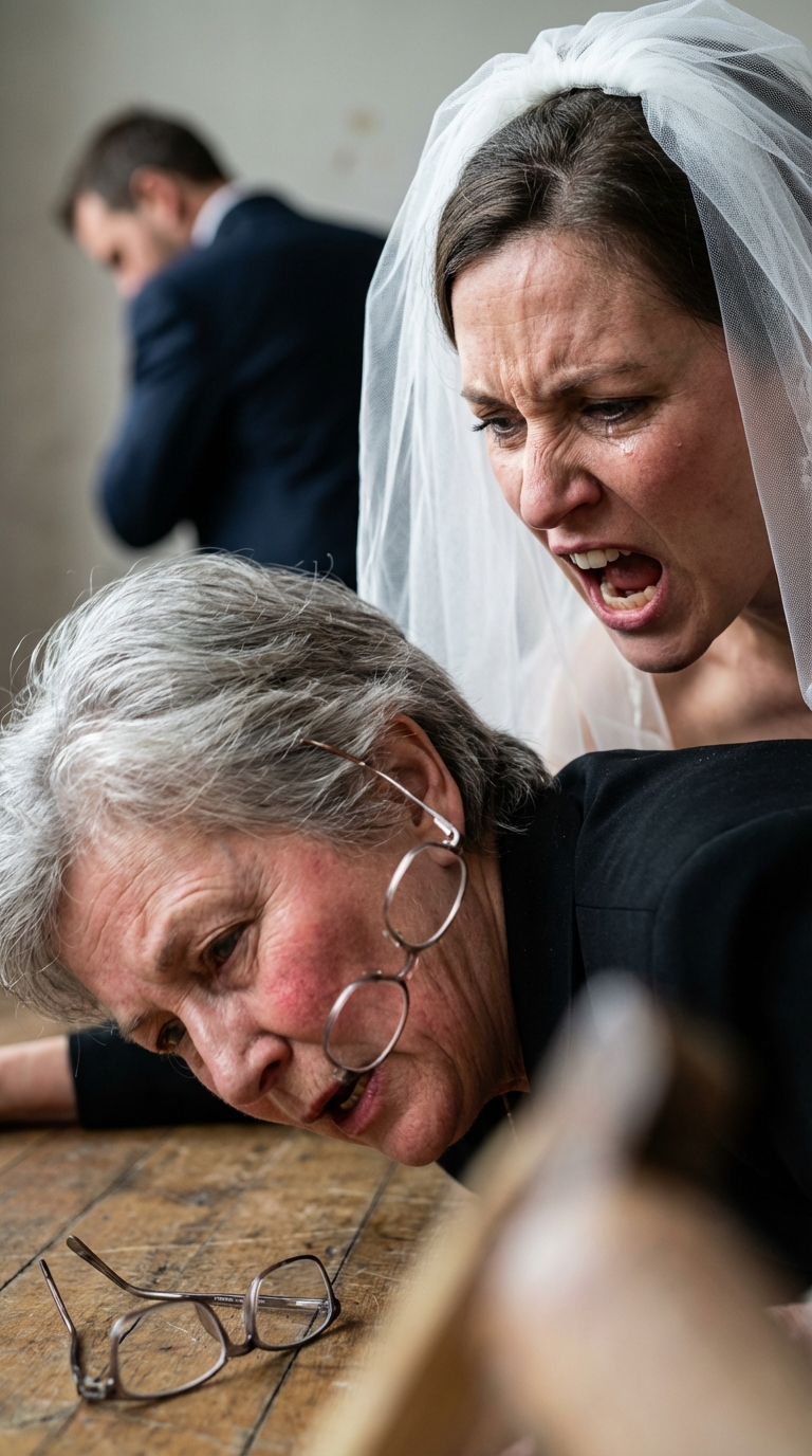 At my son’s wedding, my daughter-in-law demanded my apartment keys in front of 130 guests. When I refused, she slapped me so hard. I left and made a phone call. 30 minutes later, a man appeared at the door of the hall, and when they saw who it was, they began to cry…