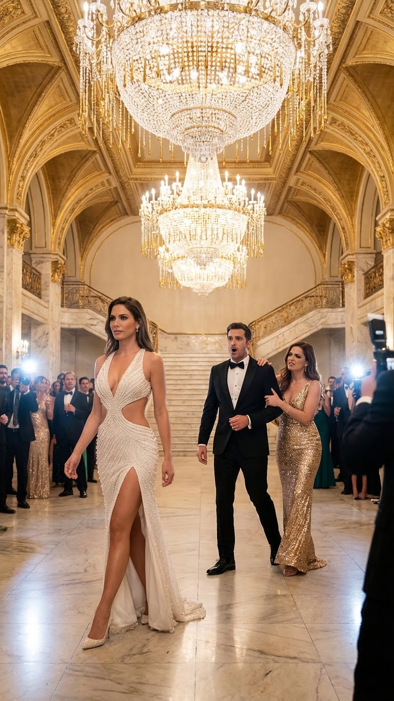 My husband locked me out of the gala he was hosting while he took his mistress instead. “The lights give her a migraine,” he lied to the press. As he stood on stage, I walked in, and the entire room stood up. I looked at him and said, “This is my party, Julian.” His face went pale as he realized who I really was…