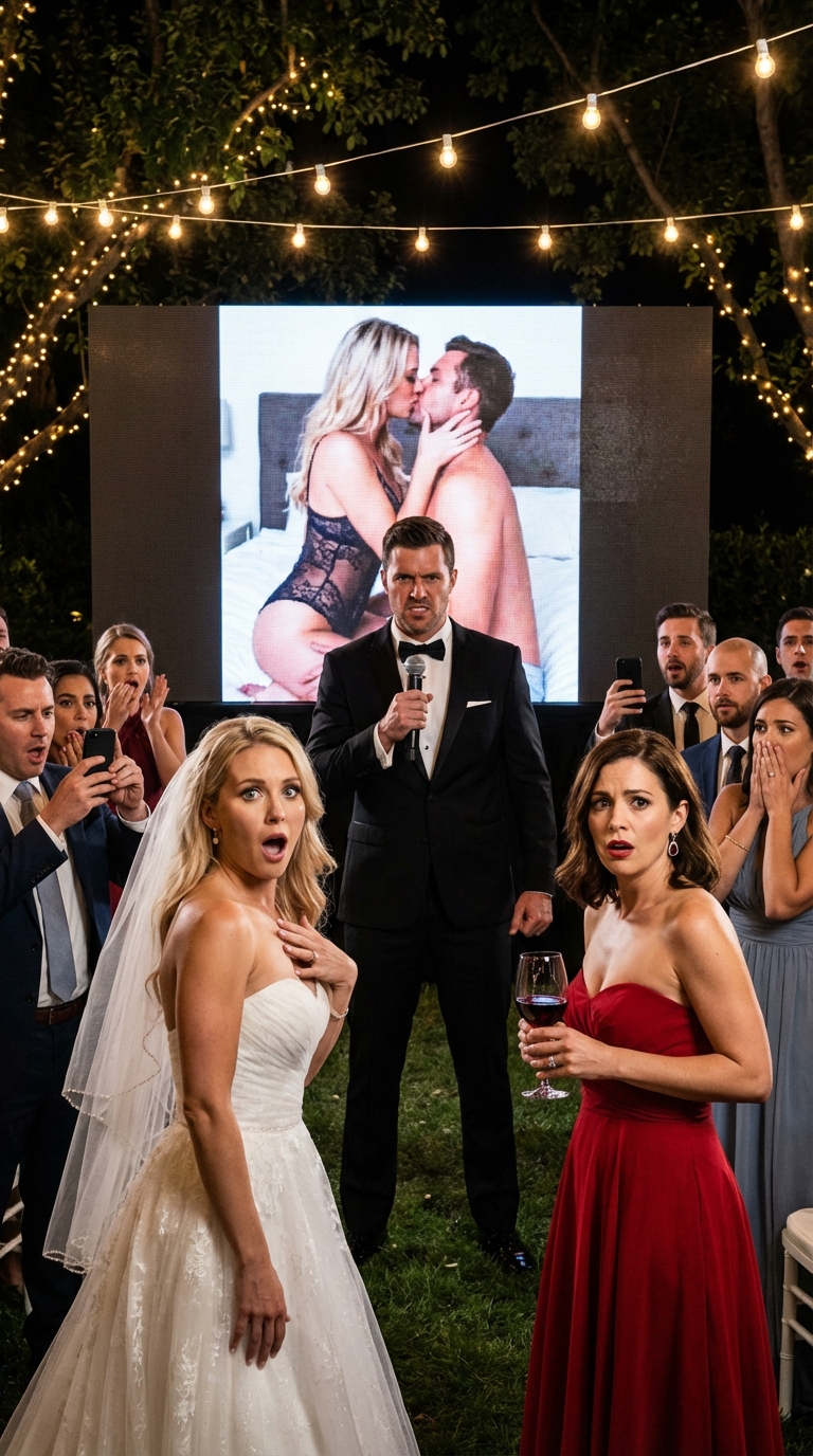 At my brother’s wedding, I caught my husband and the bride in the guesthouse. I ran to the groom in a panic—and he smiled at me and said, “Relax… it’s all part of the plan.”