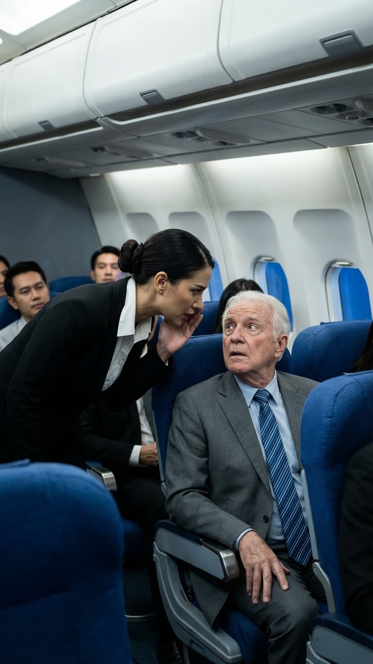 “Pretend that you do not feel well and exit the plane immediately,” the flight attendant whispered to me. After a few minutes, I understood why, seeing the horror in the eyes of my son and daughter-in-law, a fear that no one should have to experience.