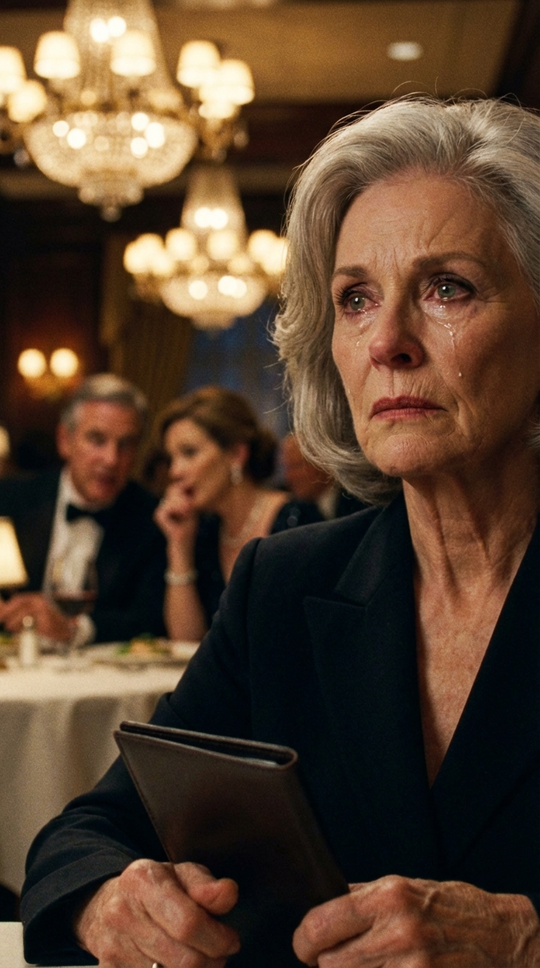 My son and daughter-in-law invited me to dinner, then vanished while I was in the restroom, leaving a $790 bill and a mocking note. I paid in silence—and what I did next left them speechless.
