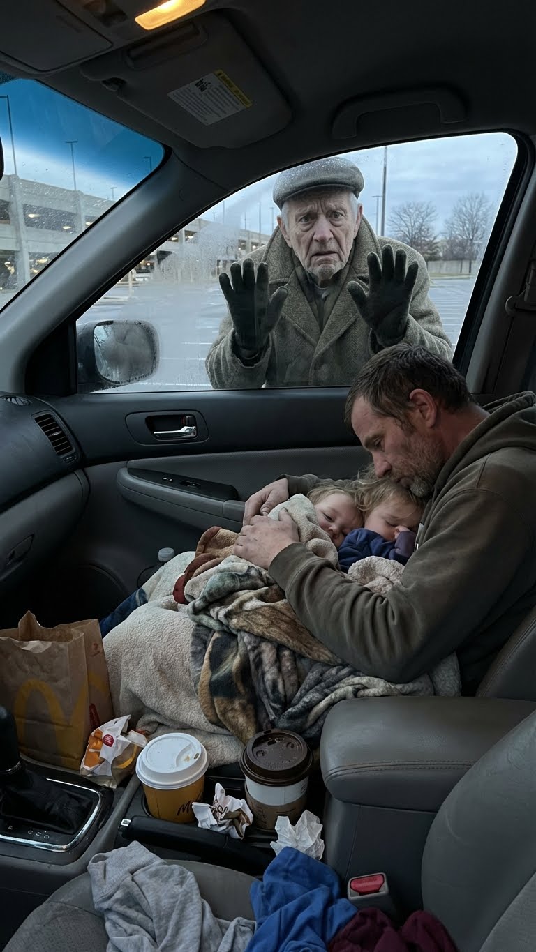 At the airport parking lot, I found my son sleeping in his car with his twins. I asked, “Where is the $150K I invested in your startup?” He broke down. “My wife and her family took everything and claimed I’m mentally unstable.” I got furious. “Pack your things. We’re fixing this now.”